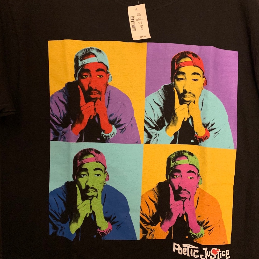 Poetic Justice-Tupac Tee New with tags- MED